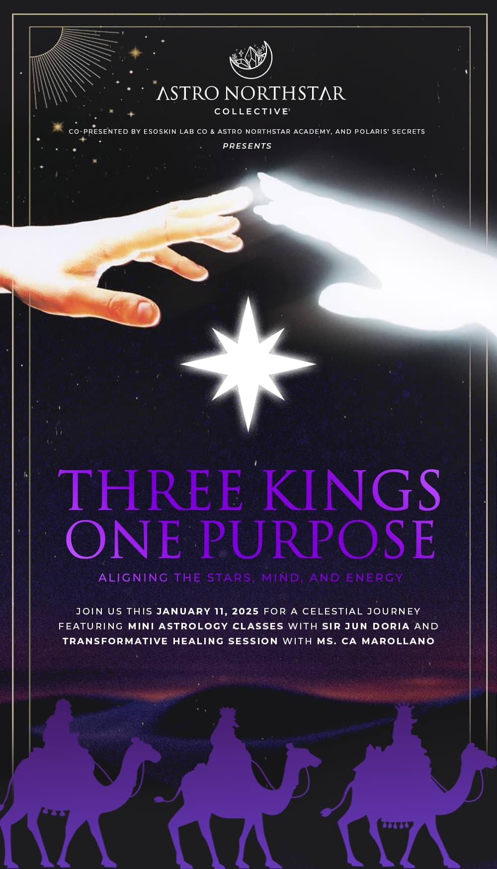 THREE KINGS, ONE PURPOSE: TICKETS FOR SALE